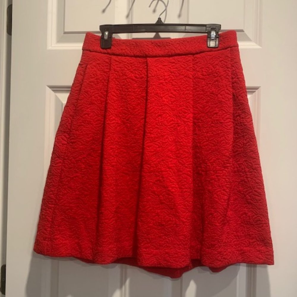 Ann Taylor Red Skirt